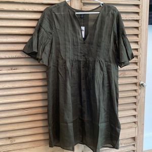 Brand new! With tags! Banana republic, hunter green dress!